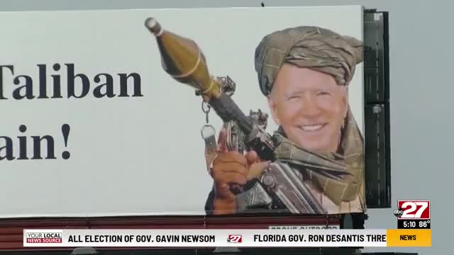 "Make the Taliban Great Again" billboards mocking Biden go up in PA State.