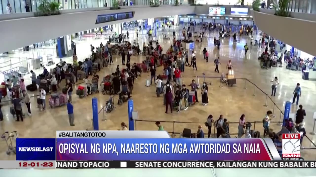 Opisyal ng CTG, naaresto ng mga awtoridad sa NAIA