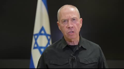 BREAKING NEWS: Israel's Defense Minister Yoav Gallant