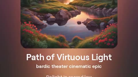 Path of Virtuous Light (Psalms 1: 1-3)