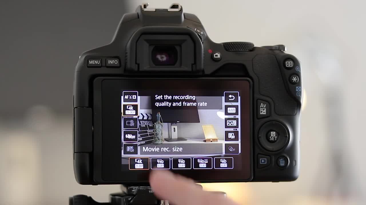 Canon 250d (SL3) Tutorial - Best DSLR Camera Video Settings