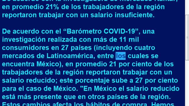 México el país que más a reducido el salario en Iberoamérica