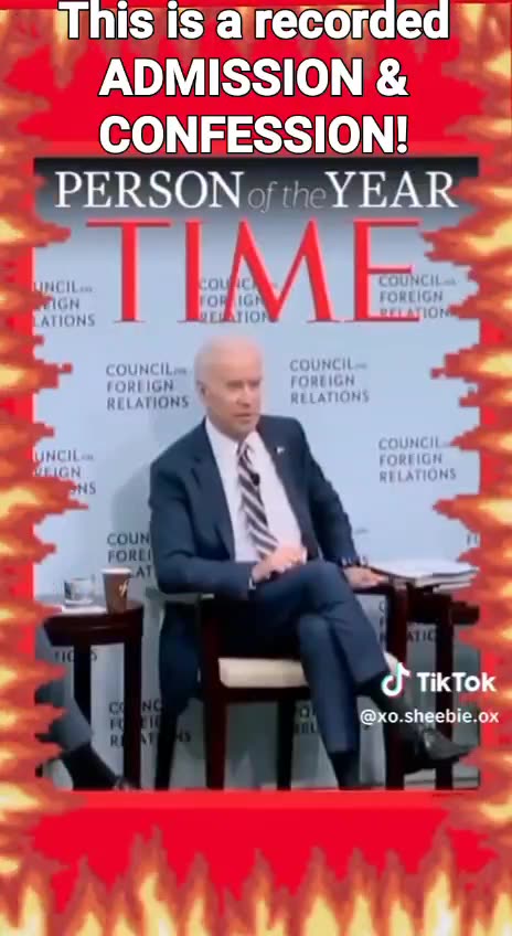 Biden’s Confession to Treason & Bribery
