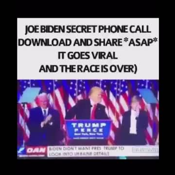 The Joe Biden bribery tape.