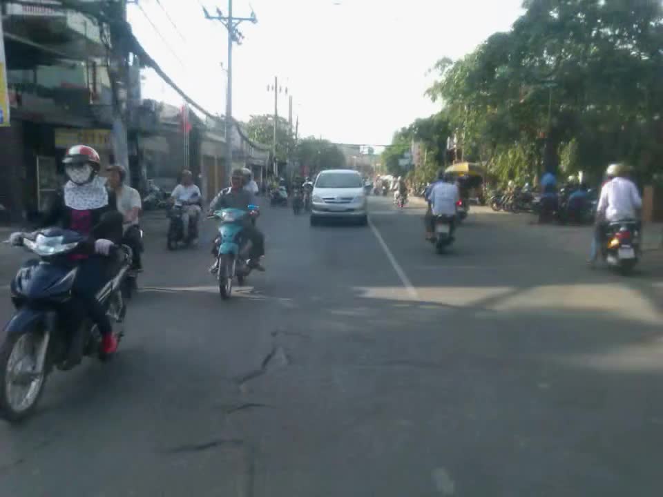 Vietnam, Binh Duong to HCMC - drive timelapse 2012-01