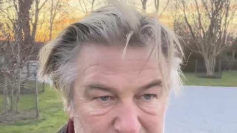 Alec Baldwin signs off his Instagram message by telling people to wear a mask