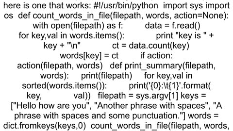 Search text file and count occurrences of a specified string