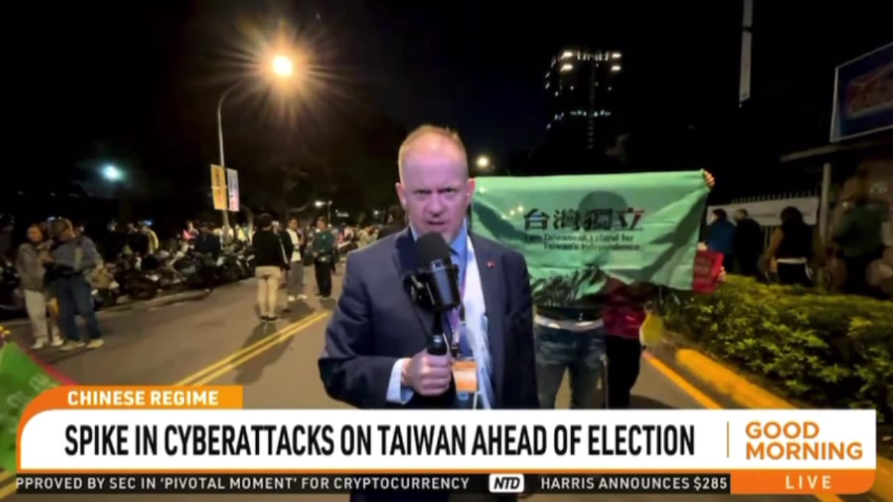 John Mills reporting from Taiwan - Make Taiwan Great Again Rally