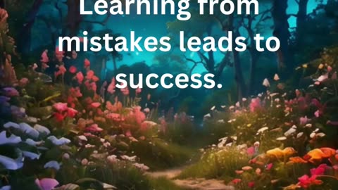 Stay Upbeat, Learn from Errors!