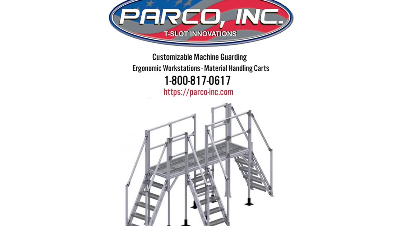 OSHA Compatible Industrial Stairs, Platforms and Crossovers