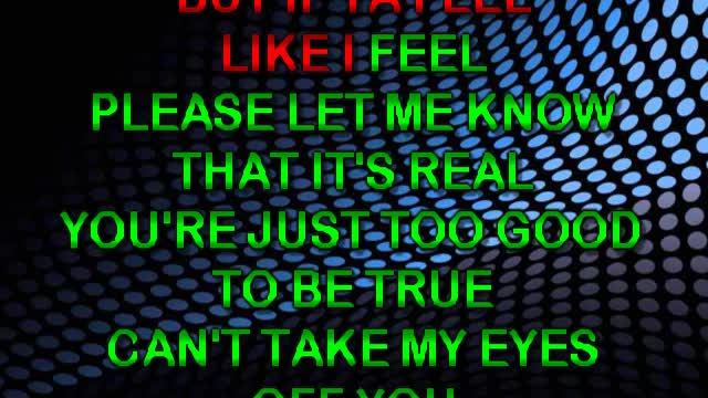 kbkaraokeking Can't Take My Eyes Of You (vali)