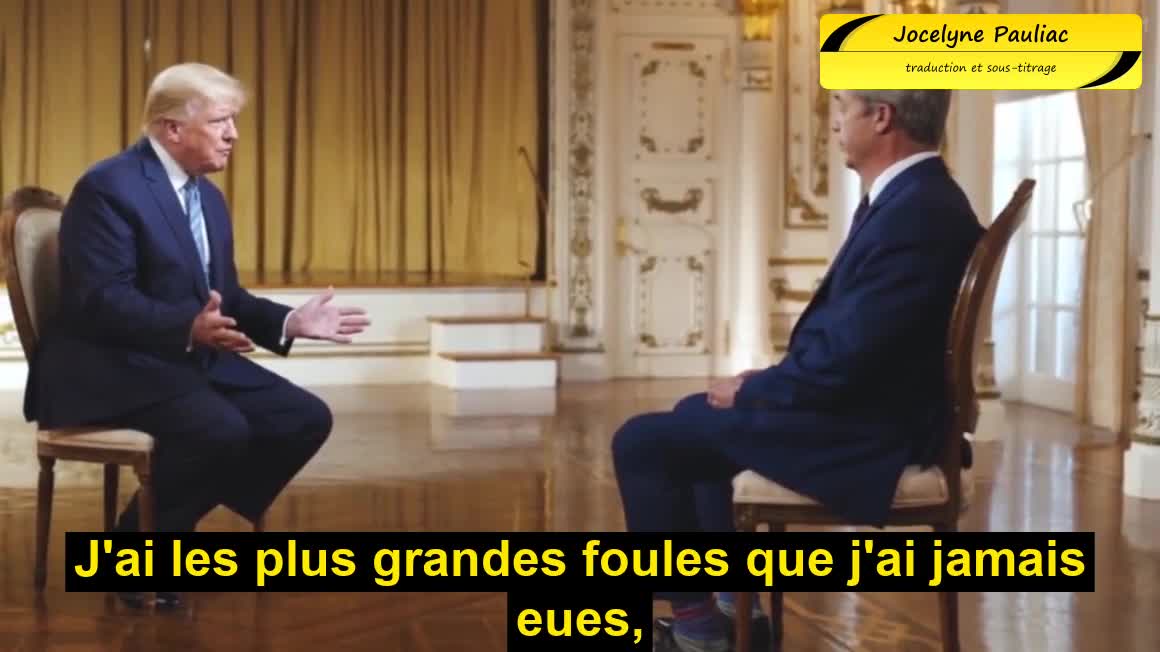 Interview avec Donald Trump au sujet des élections 2020-2024