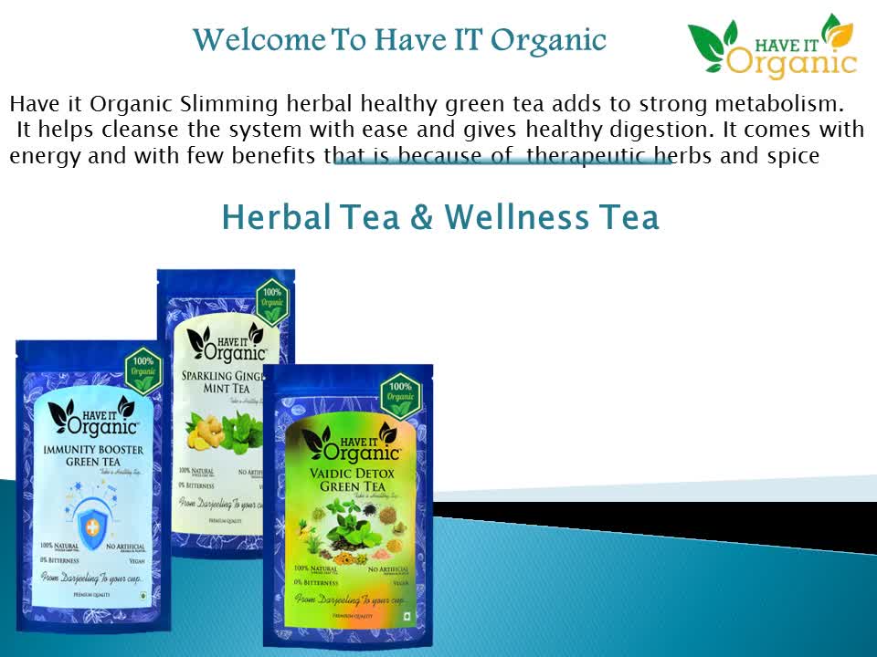 Have It Organic Immunity Booster Green Tea