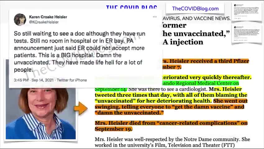 Professor Shames The Unvaxxed, Dies After Booster