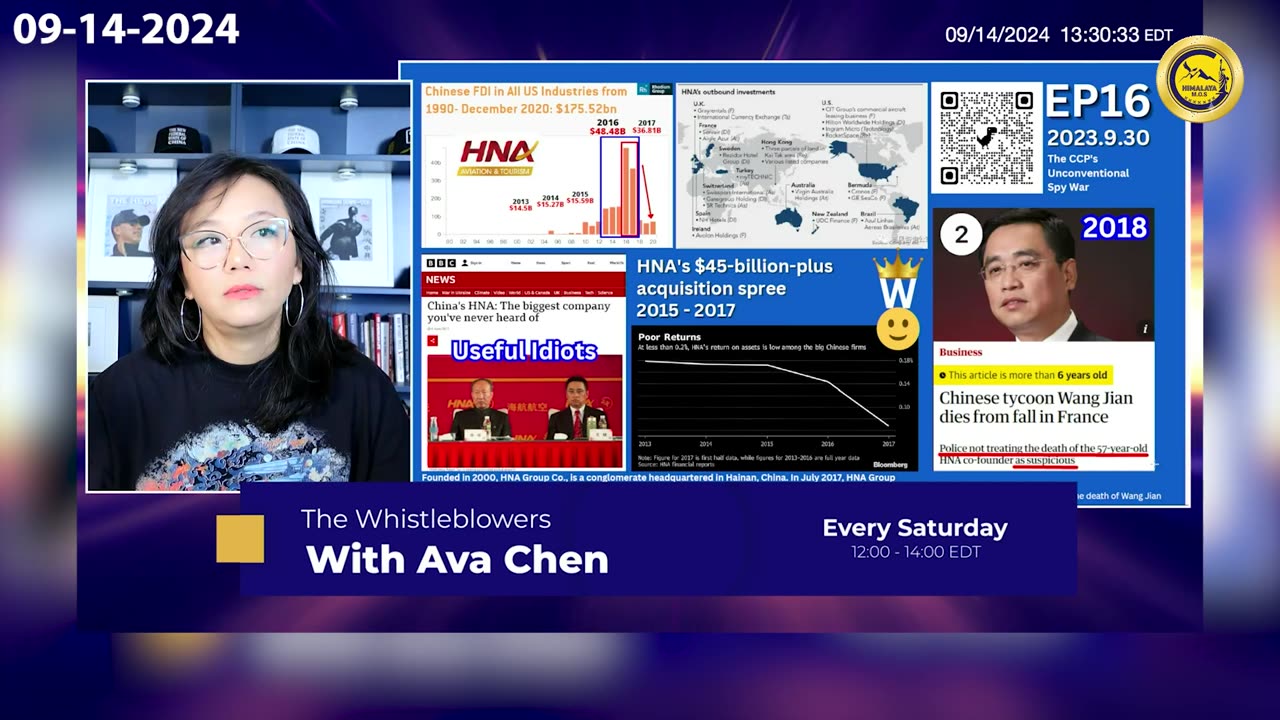 9.14.2024 Subverting the West - Useful Idiots | WHISTLEBLOWERS with AVA CHEN