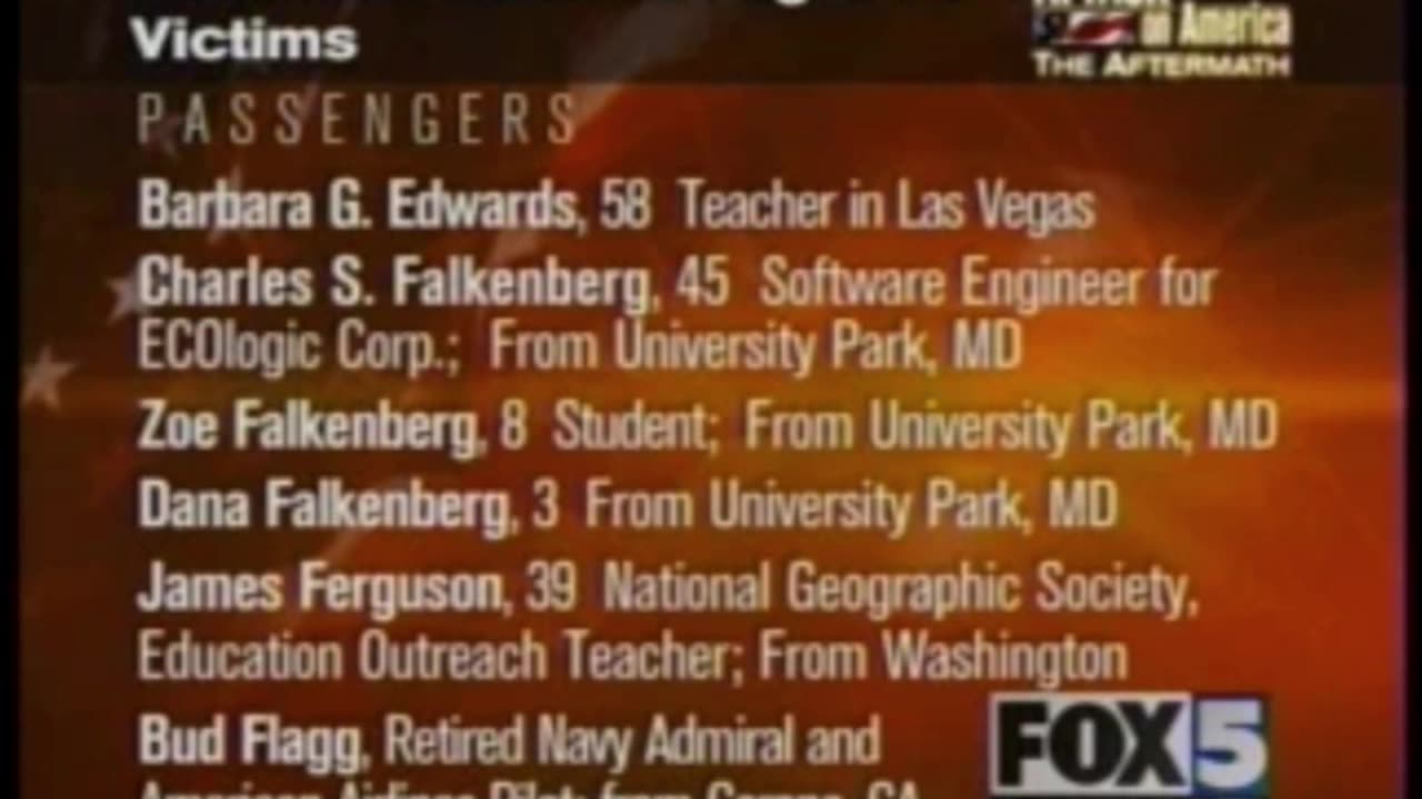 Sep 13 2001 Fox Excerpt 1
