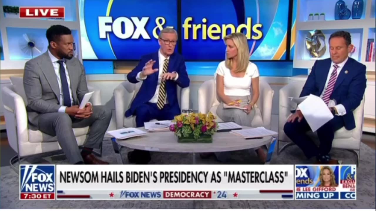 Newsom HAILS Biden's presidency as MASTERCLASS