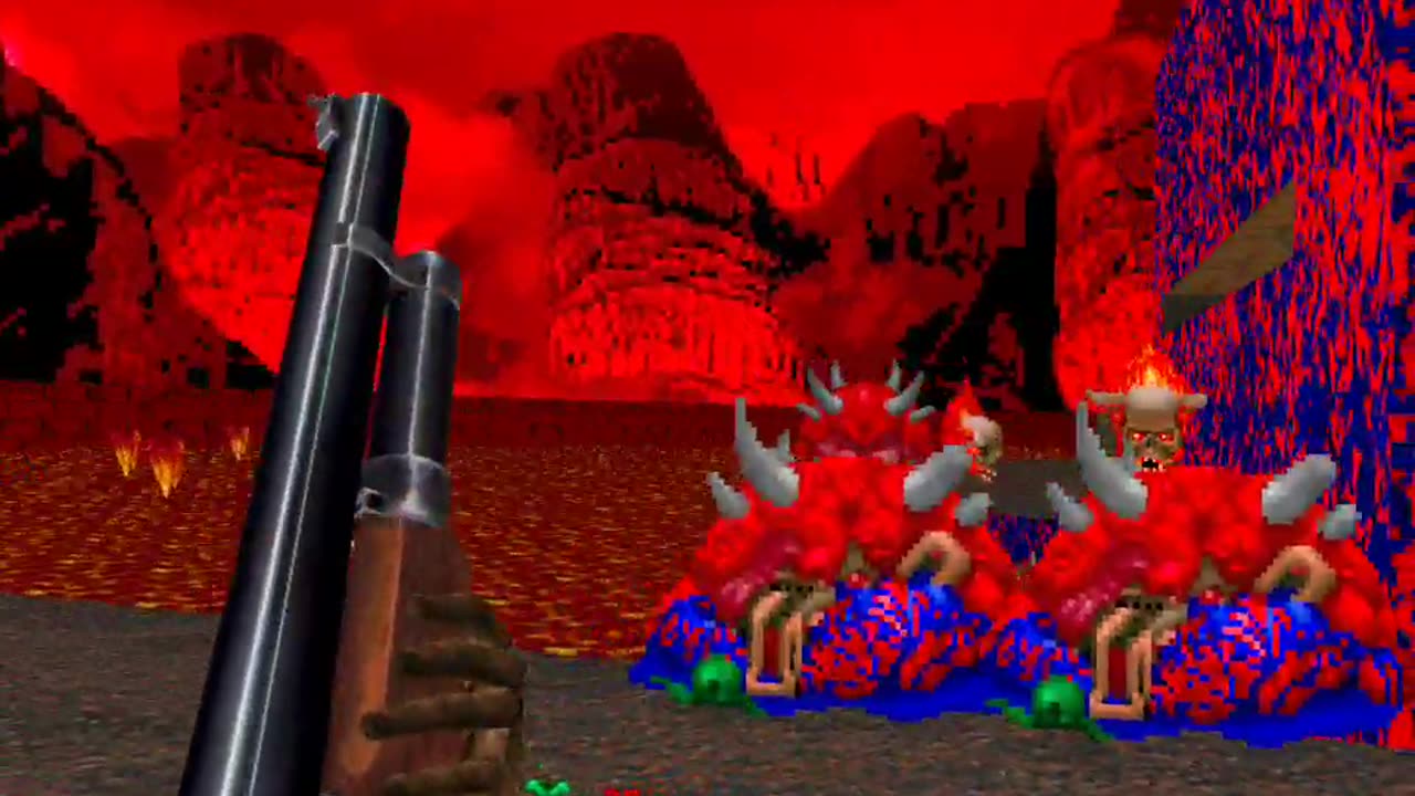 VR Doom - E3M6 Mt. Erebus - QuestZDoom