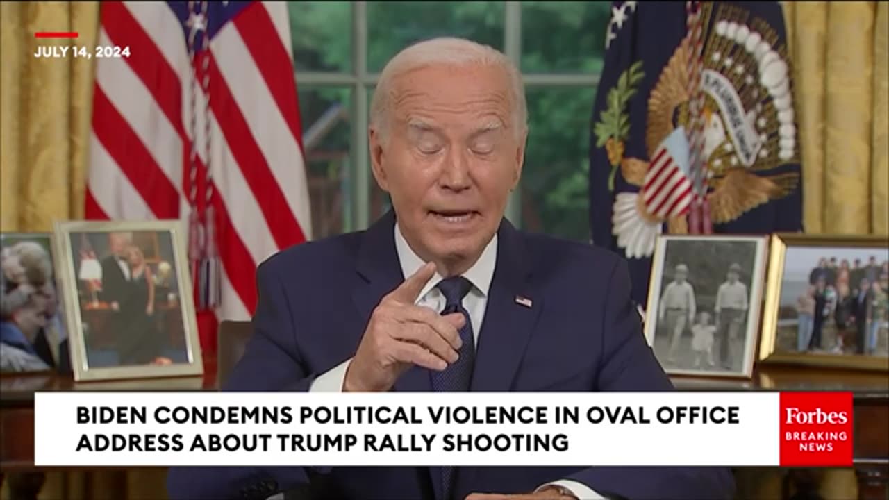 Another Biden Gaffe: Says 'We Resolve Our Differences At The Battle Box' In Oval Office Speech