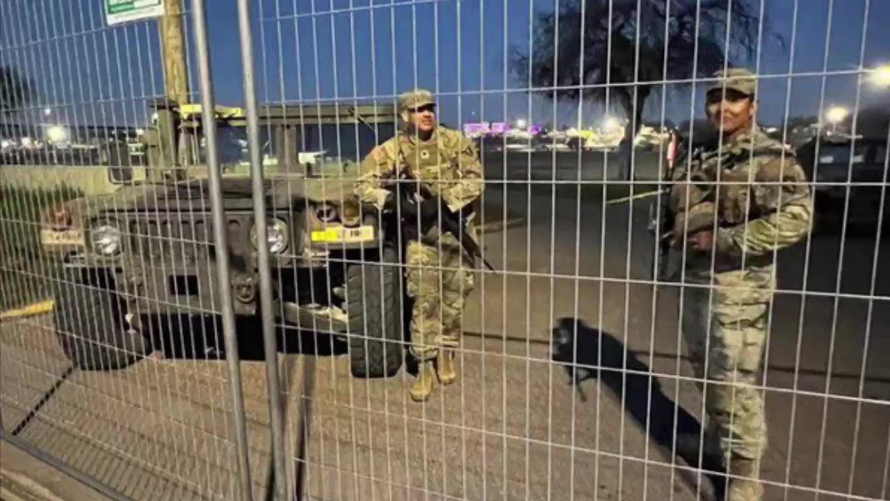 Texas National Guard Take over Shelby Park Near Eagles Pass