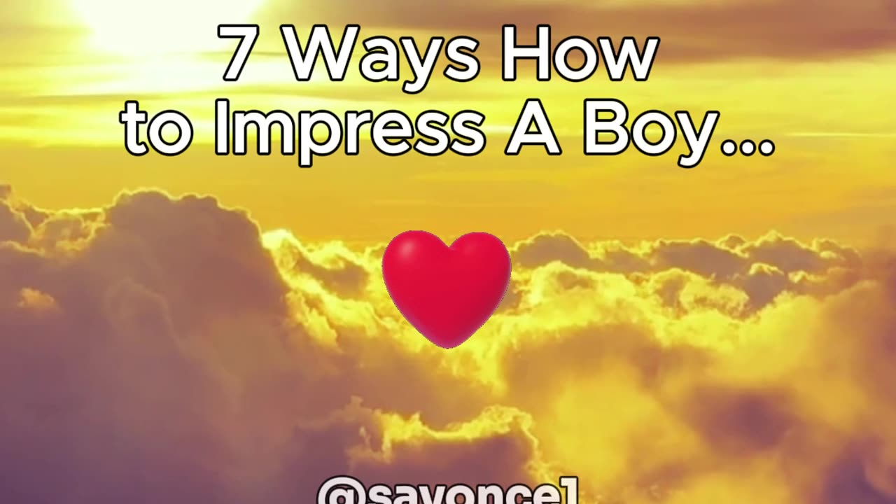 How to Impress a boy | Love Facts #shorts #love