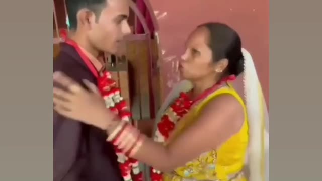 Young boy loves old lady 😂😂 true love