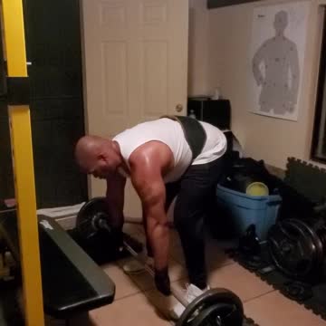 Bent over row