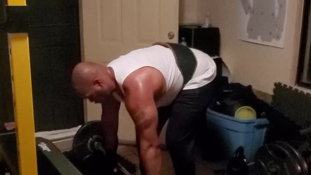 Bent over row