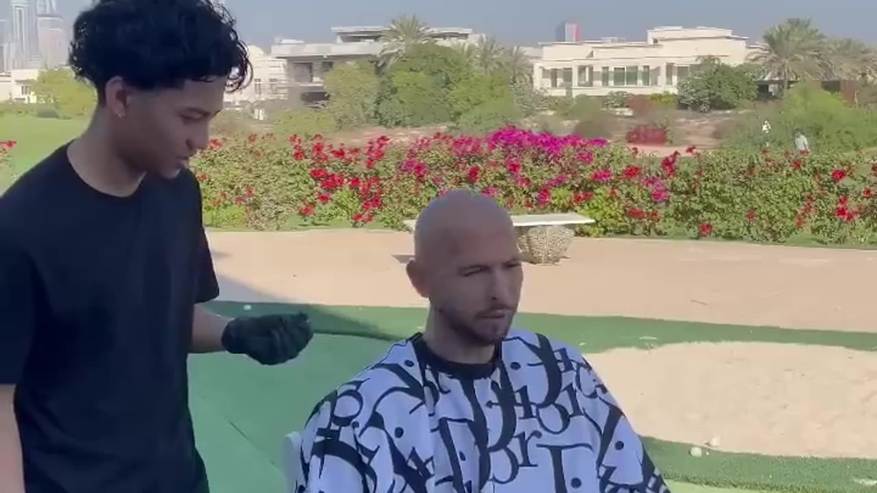 The top g gets a haircut🪙🪙#viral video