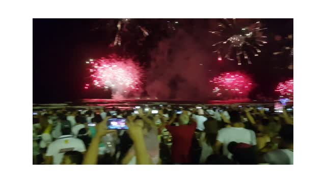 Fireworks on the central beach!