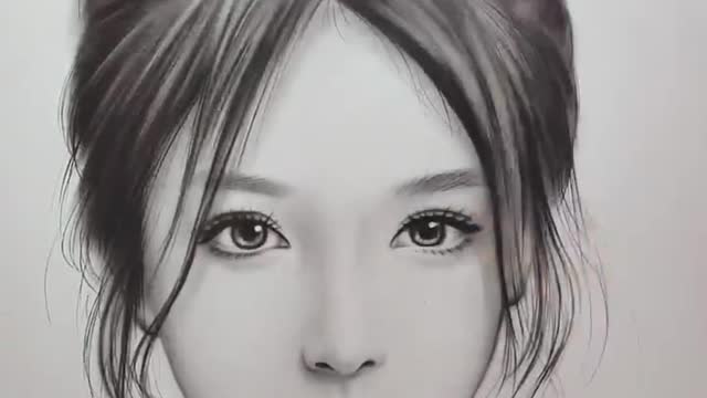 Today's drawing is eyes and mouth, please enjoy