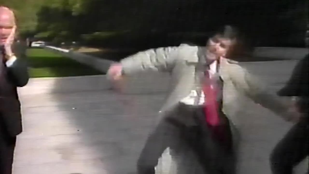 October 25, 1989 - Sen. John Glenn is Punched in Face at Washington, DC Event