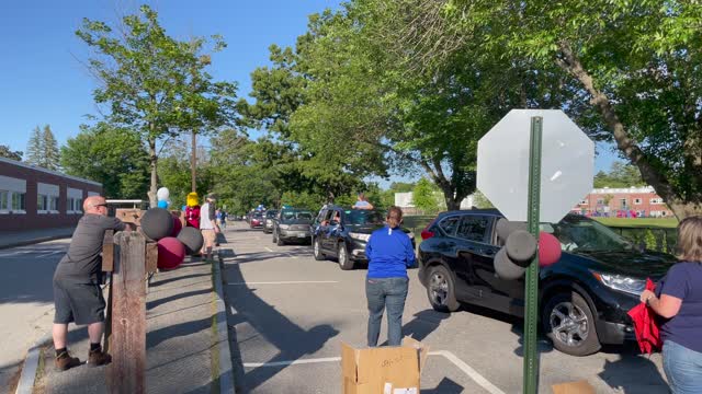 A Parade For Concord 8th Graders As They Head To High School