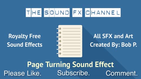 page turning sound effect copyright free