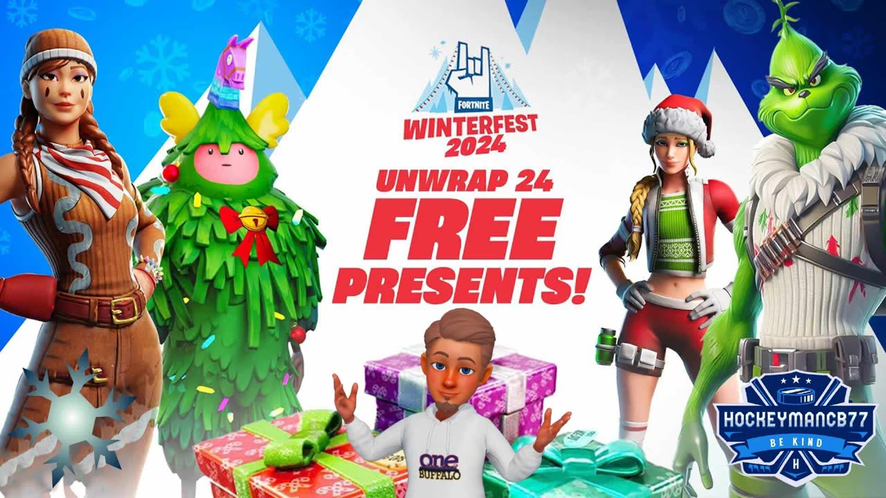 CAPS LOCK FRIDAY!!! FORTNITE WINTERFEST AND MARVEL RIVALS!