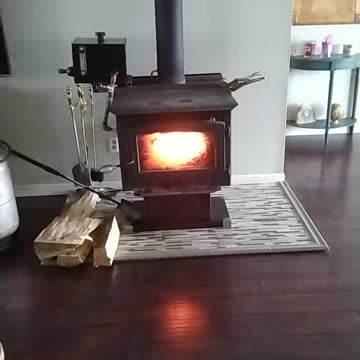 Waste oil burning stove