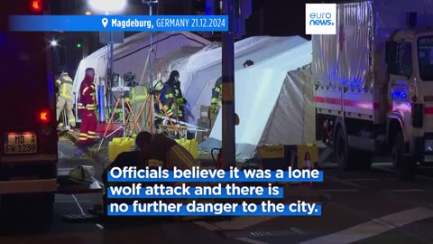 At least two killed, 60 injured after car ploughs into Magdeburg Christmas market