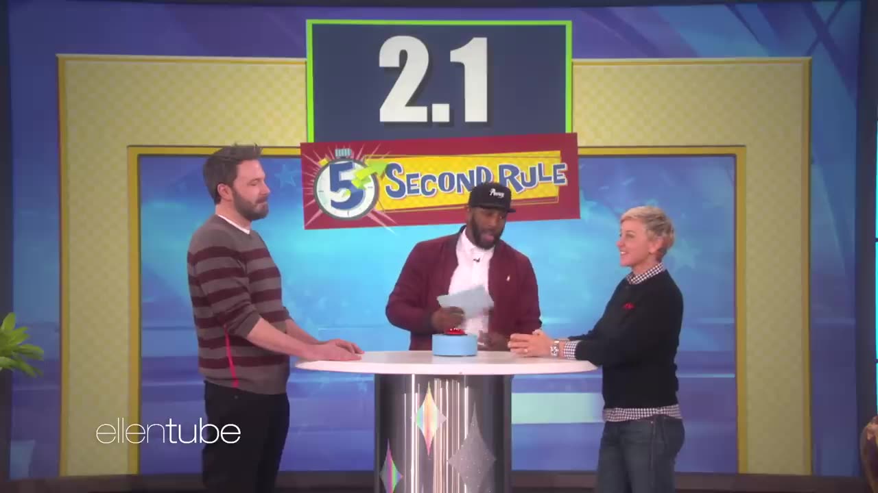 Ben Affleck Plays 5 Second Rule