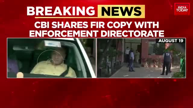 After CBI ED To File Money Laundering Case Against Sisodia CBI Shares FIR Copy With ED