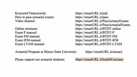 Exam LTAM exercise for April 19, 2022