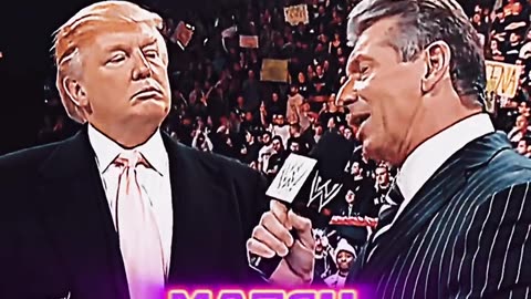 Trump is a super star on WWE
