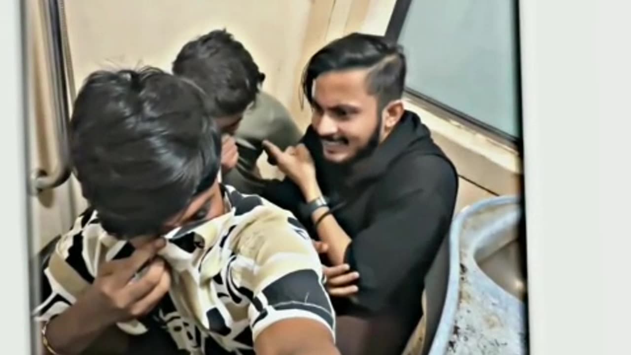 Indian railway people during travelling