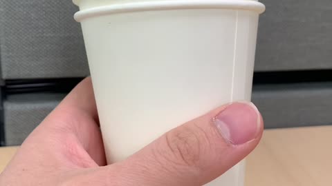 What do you want this paper cup to say?