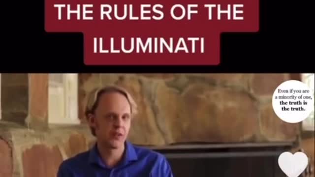 The Rules of the illuminati - they are telling and showing us and we are not listening!