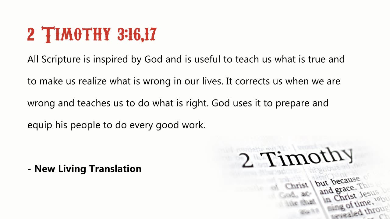 BoneFire Foundations Question 2--What is the Bible?