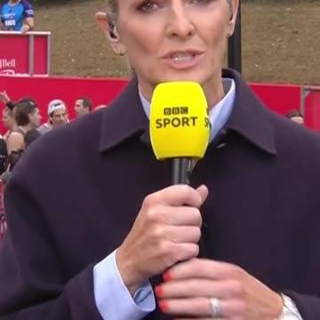 Gabby Logan pauses BBC coverage to announce death of Claire Lomas