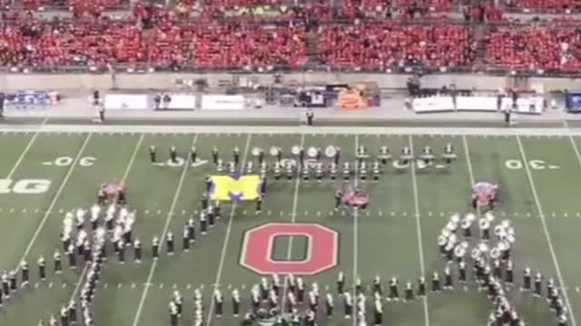 Ohio march band did their thing