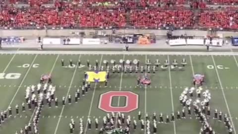 Ohio march band did their thing