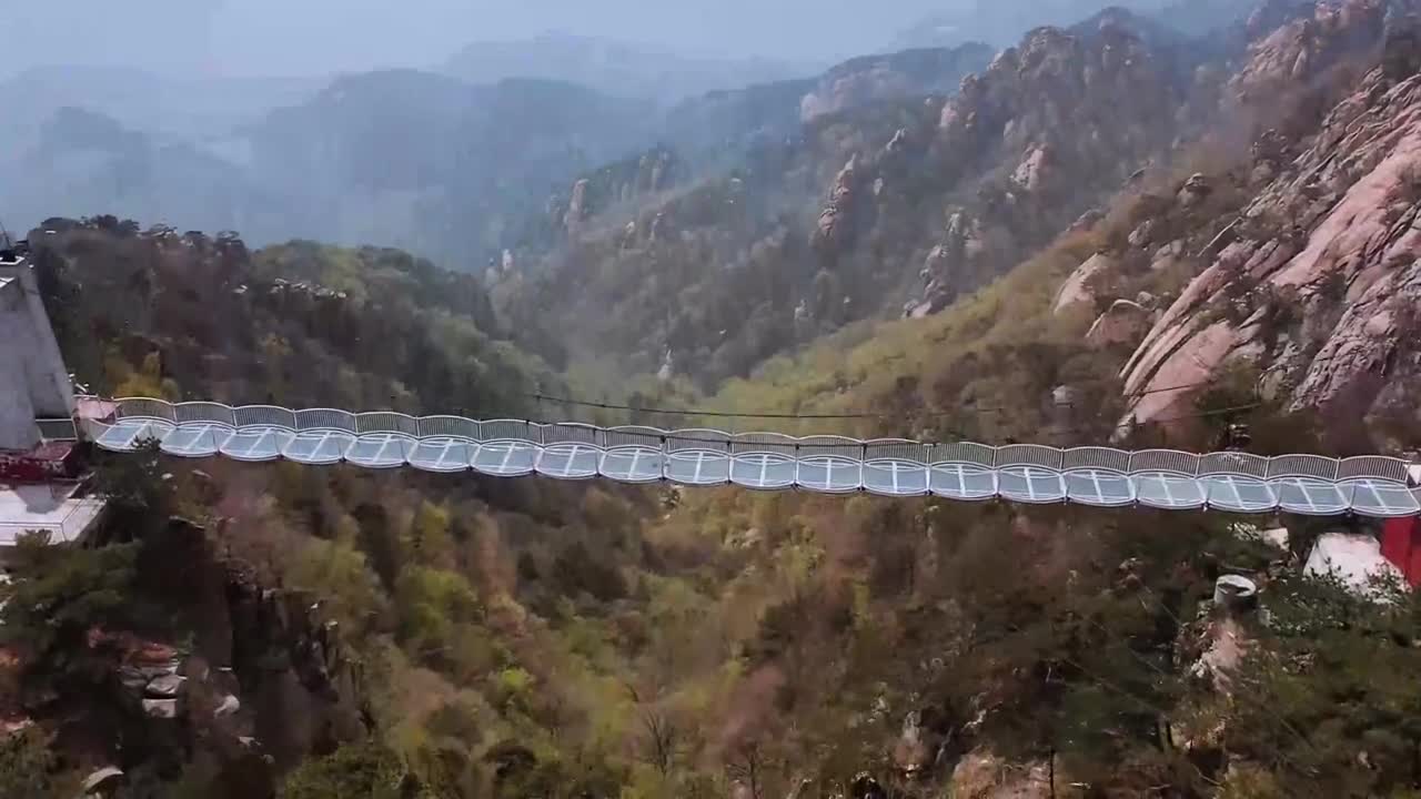 For something exciting, the glass plank road on the abyss