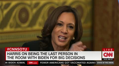 Harris Supports Biden Afghan Decision April 2021